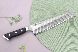 Couteau de chef alvéolé japonais Glestain K series 21cm