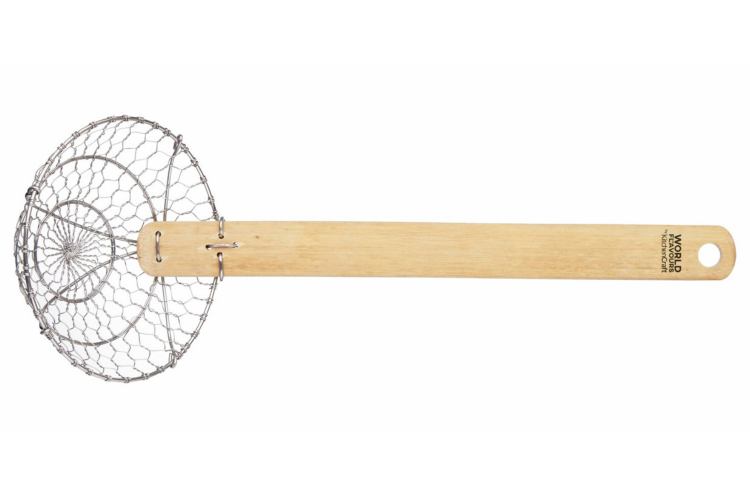 &Eacute;cumoire orientale KitchenCraft World of Flavours en bambou 33cm
