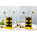 Bouteille à huile et vinaigre 2 en 1 KitchenCraft World of Flavours en verre 300ml et 100ml