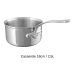Set de 3 casseroles Mauviel M'Cook tout inox avec poignée fixe compatible induction