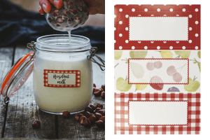 Set de 30 étiquettes de pots à confiture KitchenCraft Home Made Orchard 3 motifs