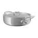 Rondeau Mauviel M'Urban4 en fonte d'inox avec couvercle en inox compatible induction