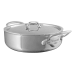 Rondeau Mauviel M'Urban4 en fonte d'inox avec couvercle en inox compatible induction