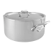 Cocotte Mauviel M'Urban4 en fonte d'inox avec couvercle inox compatible induction