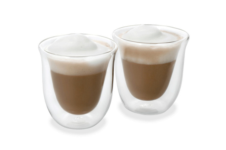 Set de 2 verres &agrave; cappuccino La Cafeti&egrave;re en verre borosilicate double paroi 200ml