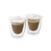 Set de 2 verres à cappuccino La Cafetière en verre borosilicate double paroi 200ml