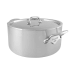Cocotte Mauviel M'Urban4 en fonte d'inox avec couvercle inox compatible induction