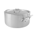 Cocotte Mauviel M'Urban4 en fonte d'inox avec couvercle inox compatible induction