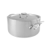 Cocotte Mauviel M'Urban4 en fonte d'inox avec couvercle inox compatible induction