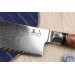 Couteau nakiri 17cm Kutoyama damas manche nid d'abeille