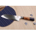 Couteau santoku 17cm Kutoyama damas manche nid d'abeille