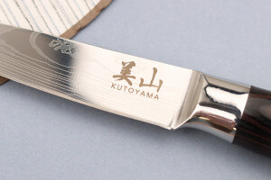 Set de 5 couteaux Kutoyama Black Pakka 1 office + 2 santoku + 1 nakiri + 1 chef