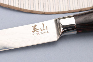 Set de 2 couteaux Kutoyama Black Pakka chef + universel