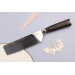 Couteau nakiri 17cm Kutoyama Black Pakka