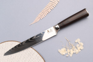 Couteau à découper 20cm Kutoyama Black Pakka