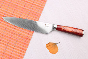 Couteau de chef 20cm Kutoyama Red Flame