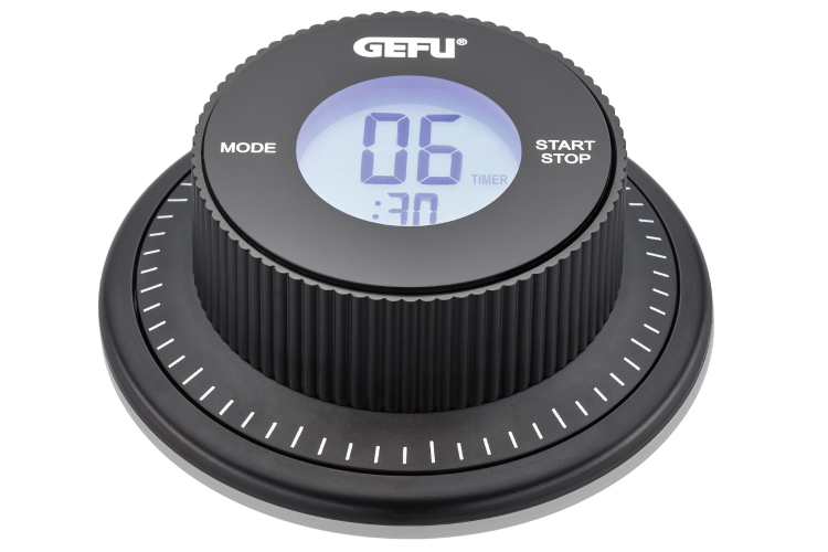 Minuterie num&eacute;rique Gefu Safe avec support magn&eacute;tique