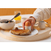 Set de 4 coquetiers Mikasa Chalk en porcelaine blanche