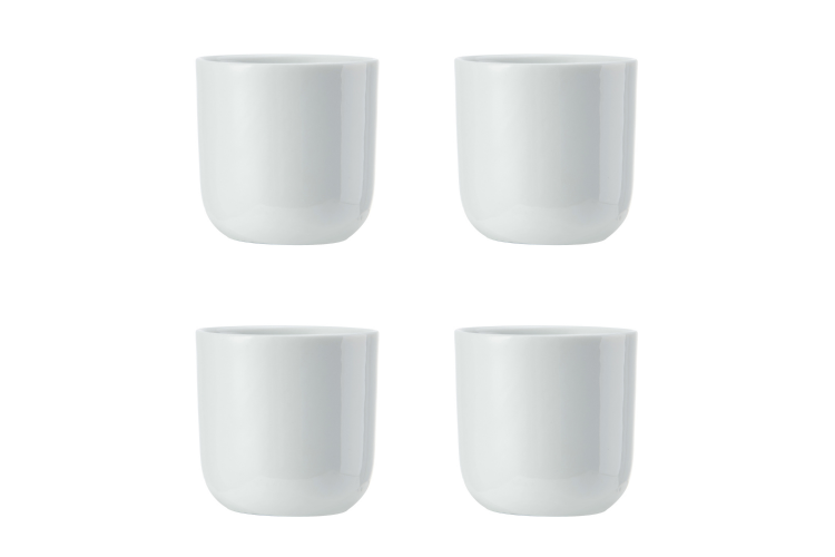 Set de 4 coquetiers Mikasa Chalk en porcelaine blanche