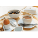Set de 4 coquetiers Mikasa Chalk en porcelaine blanche