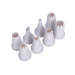 Set pâtissier Kitchencraft avec 8 douilles en polymère + poche en coton