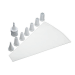 Set pâtissier Kitchencraft avec 8 douilles en polymère + poche en coton