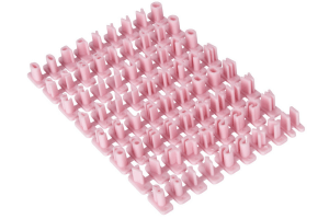 Set de 73 emporte-pièces KitchenCraft chiffres et lettres en polymère rose