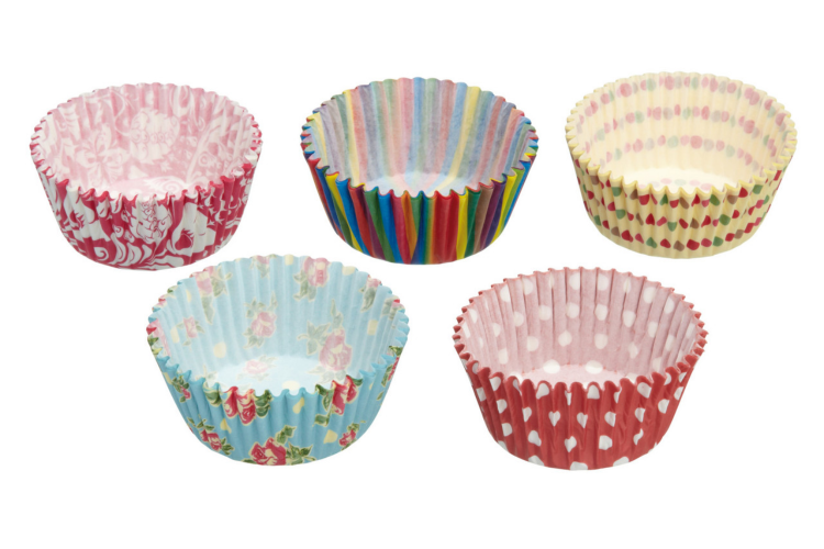 Set de 250 caissettes &agrave; cupcakes ou muffins KitchenCraft Sweetly Does It en papier multicolore