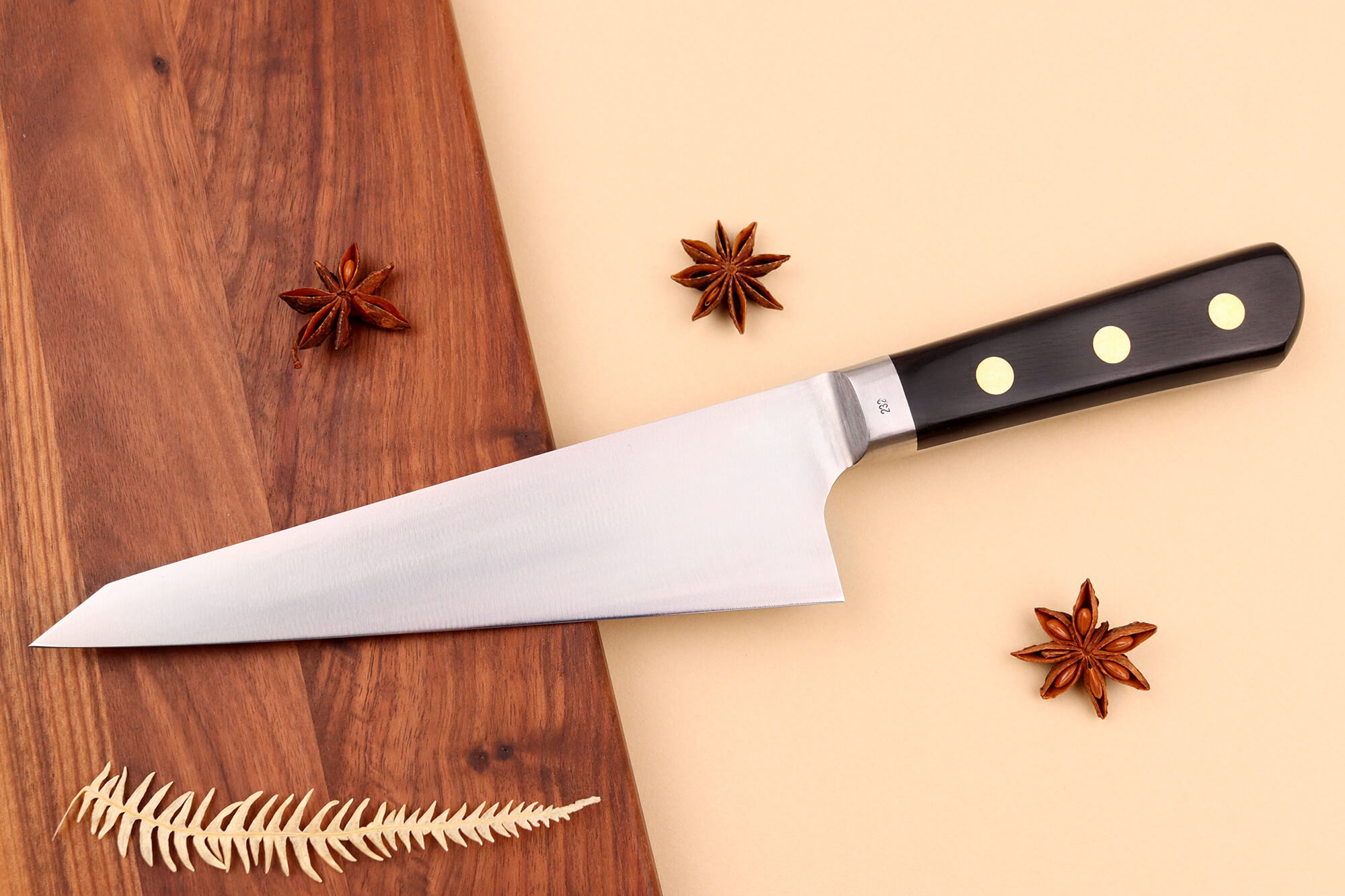 Couteau De Cuisine Japonais Yin Gan – Lame 13,5 Cm – Neuf Sous Blister