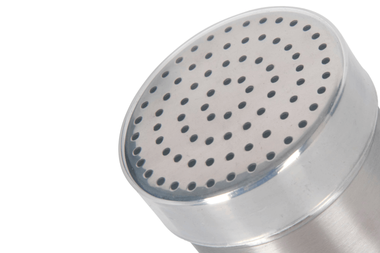 Saupoudreuse Inox Acier 304 Hermétique – Shaker Cacao, Sucre Glace, Épices, Cappuccino Avec Couvercle & Maille Fine, Cuisine & Café Professionnel
