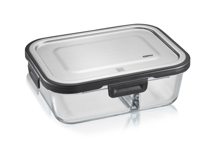 Bo&icirc;te de conservation rectangulaire au frais Gefu Milo 2 compartiments 1000ml