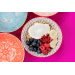 Set de 4 bols KitchenCraft en céramique Bright design diamètre 15cm