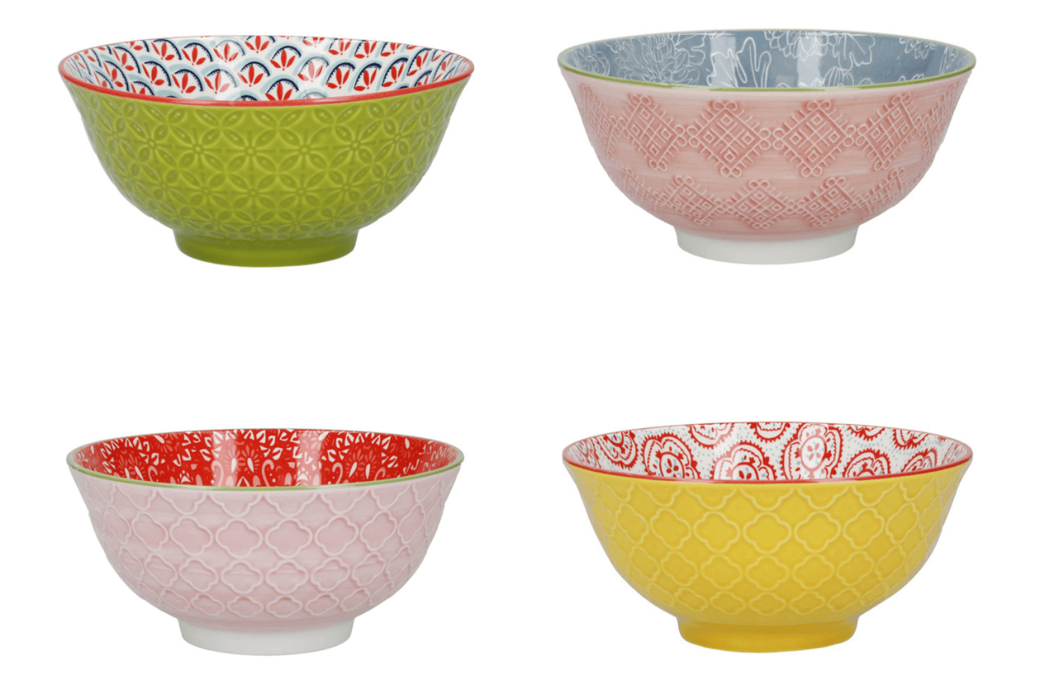 Bols à fruits en céramique faits main | Lot de 6 poteries turques - France