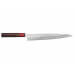 Couteau sujihiki japonais artisanal Yoshimi Kato Minamo SG2 Tsuchime 27cm