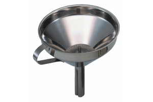 Entonnoir KitchenCraft en acier inoxydable 13cm + filtre amovible