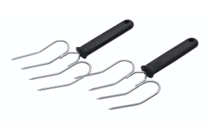 Set de 2 fourchettes à viande et volaille KitchenCraft en acier inoxydable