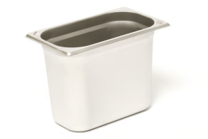 Bac gastronorme GN 1/4 inox 18/0 5L Comas - Hauteur 20cm