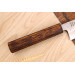 Couteau bunka japonais artisanal Wusaki Yoshi G3 chêne 17cm