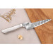 Couteau universel alvéolé dos courbé japonais Glestain Home Series 14cm