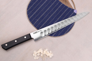Couteau sujihiki alvéolé japonais Glestain SO Series 27cm