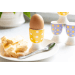 Set de 4 coquetiers KitchenCraft en porcelaine motifs floraux