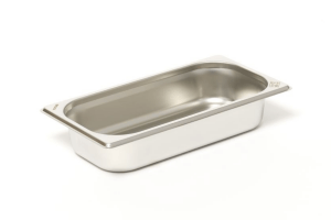 Bac gastronorme GN 1/3 inox 18/0 2,4L Comas - Hauteur 6,5cm