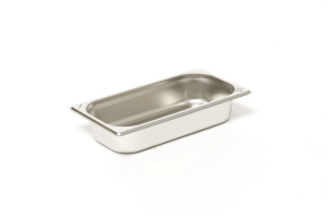 Bac gastronorme GN 1/3 inox 18/0 700ml Comas - Hauteur 2cm