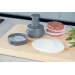 Kit de préparation de burgers MasterClass en polymère gris + 100 disques de cire