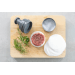 Kit de préparation de burgers MasterClass en polymère gris + 100 disques de cire