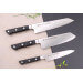 Coffret 3 couteaux japonais Satake ABS bunka 20cm + bunka 17cm + office 13,5cm