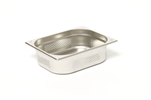 Bac gastronorme perforé GN 1/2 inox 18/0 5,5L Comas - Hauteur 10cm