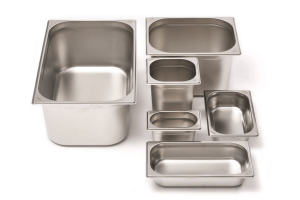 Bac gastronorme GN 1/6 inox 18/0 2,9L Comas - Hauteur 20cm