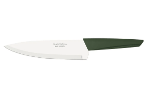 Couteau de chef Tramontina Lyf lame inox 17cm manche recyclé vert