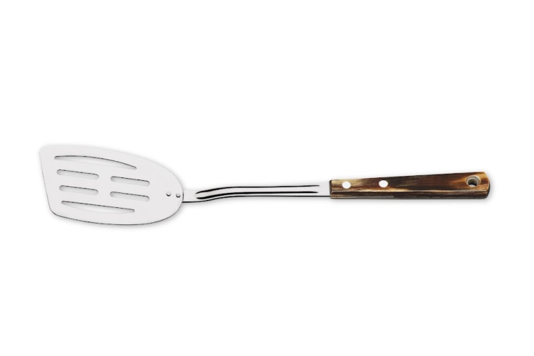 Spatule ajour&eacute;e Tramontina Technobois en inox 36cm
